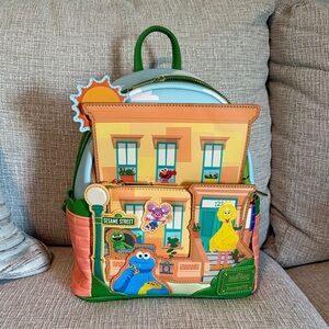 Loungefly Sesame Street Colorful Backpack